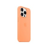 Apple iPhone 15 Pro Silicone Case with MagSafe - Orange Sorbet