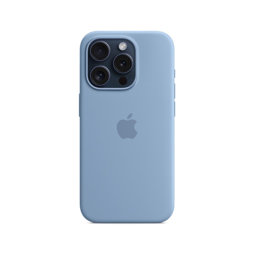 Apple iPhone 15 Pro Silicone Case with MagSafe - Winter Blue