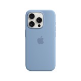 Apple iPhone 15 Pro Silicone Case with MagSafe - Winter Blue
