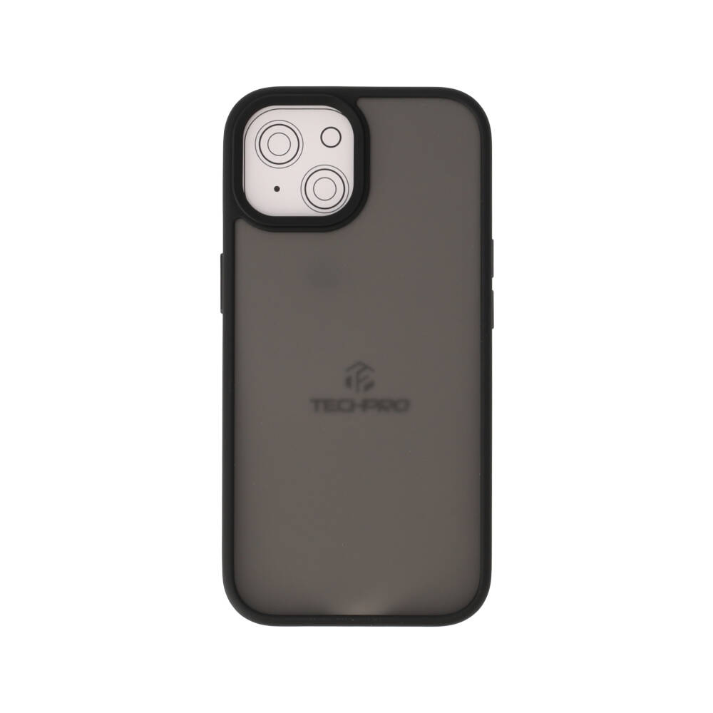 Techpro iphone 15 matte black color bumper