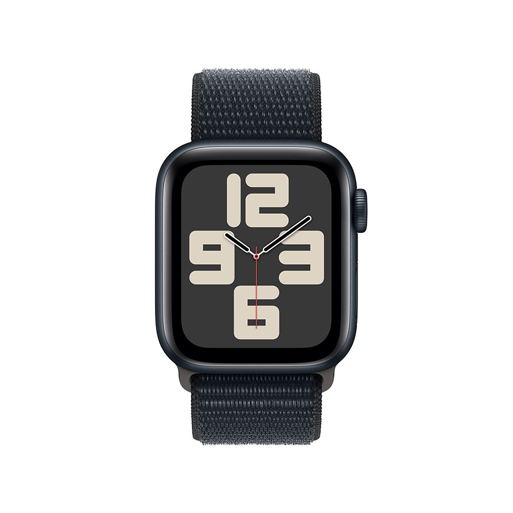 Apple Watch SE GPS + Cellular 40mm Midnight Aluminium Case with Midnight Sport Loop - 2nd Gen (New)