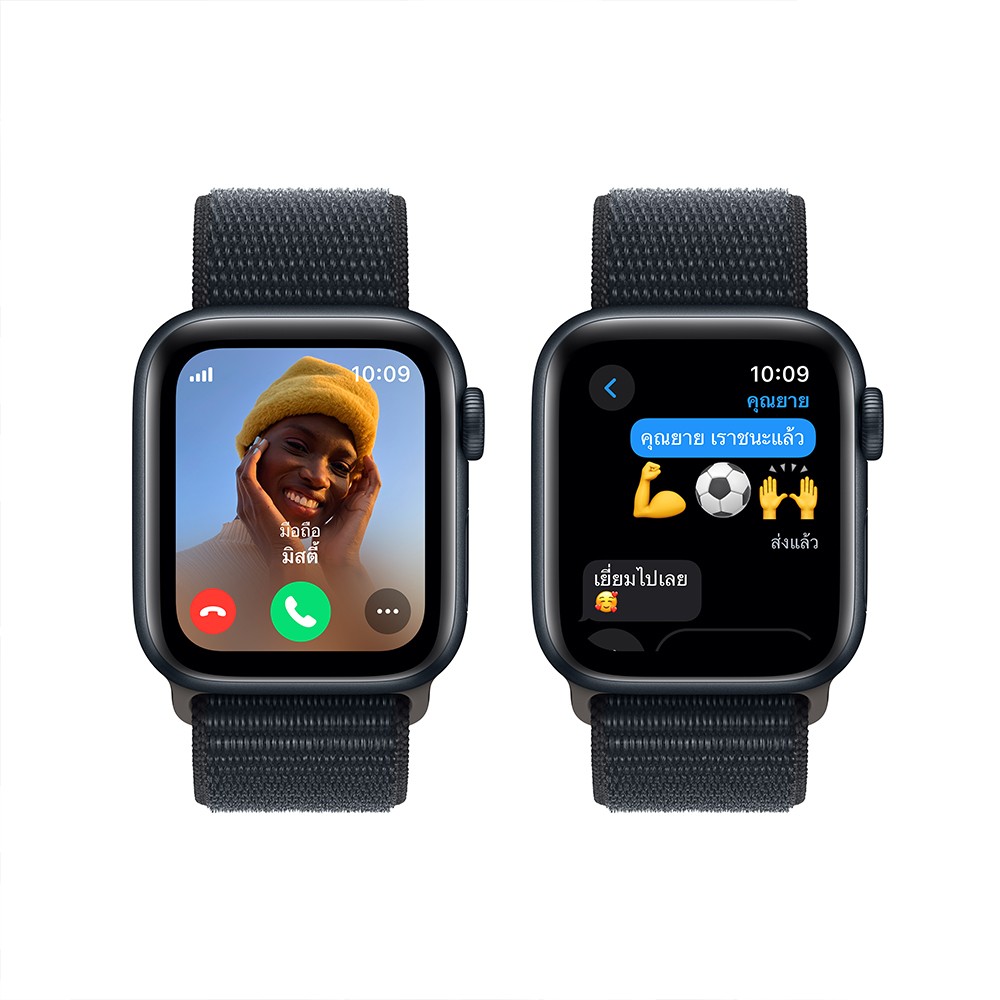 Apple Watch SE GPS + Cellular 40mm Midnight Aluminium Case with Midnight Sport Loop - 2nd Gen (New)