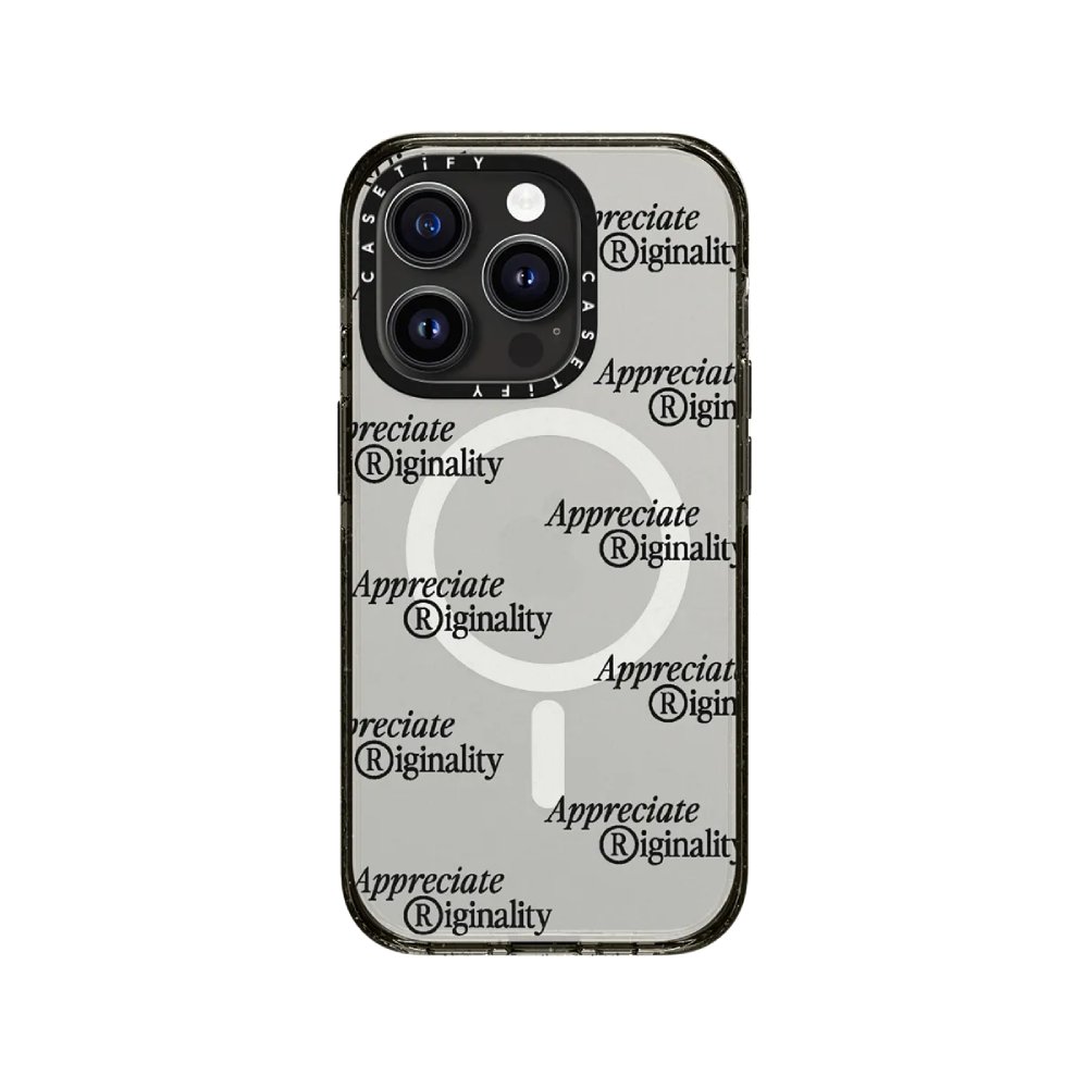 Recasetify Casetify เคส iPhone 15 Pro RECASETiFY Impact Case Magsafe Clear Black ...
