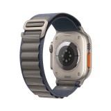 Apple Watch Ultra 2 GPS + Cellular 49mm Titanium Case with Blue Alpine Loop - Small (2023)