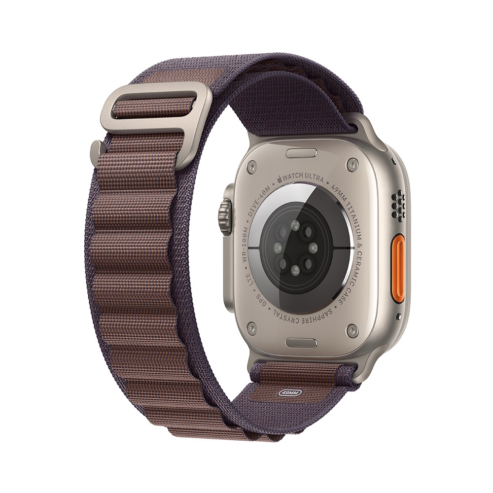 Apple Watch Ultra 2 GPS + Cellular 49mm Titanium Case with Indigo Alpine Loop - Small (2023)