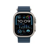 Apple Watch Ultra 2 GPS + Cellular 49mm Titanium Case with Blue Ocean Band (2023)