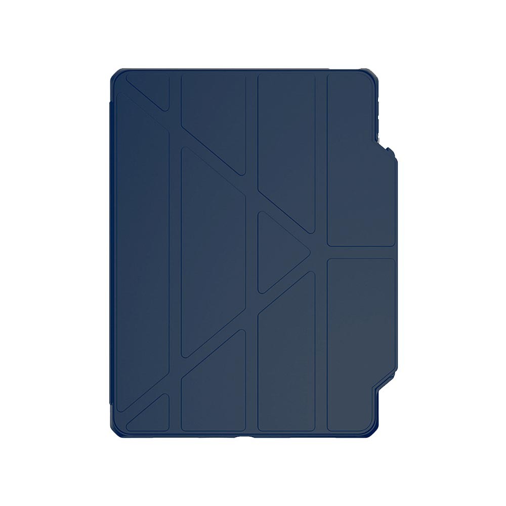 เคส ITSKINS iPad Air 5 (2022) / iPad Air 4 (2020) Hybrid Solid Folio Plain and Transparent Navy Blue