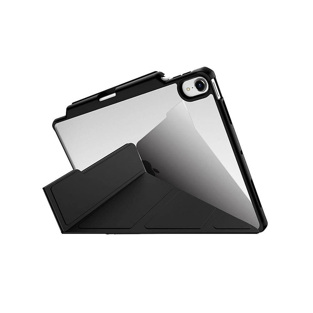 เคส ITSKINS iPad Air 5 (2022) / iPad Air 4 (2020) Hybrid Solid Folio Plain and Transparent Navy Blue