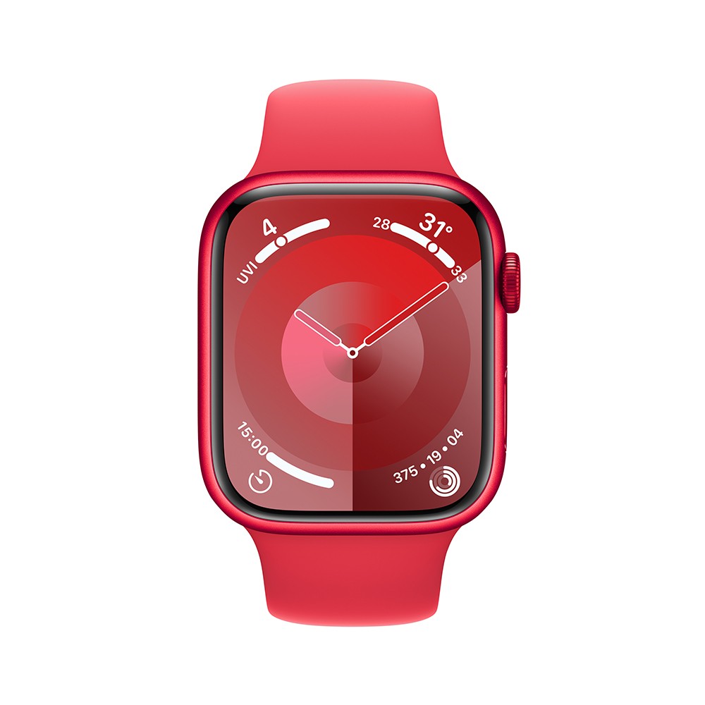 Apple Watch Series 9 GPS + Cellular 45mm (PRODUCT)RED Aluminium Case with (PRODUCT)RED Sport Band - M/L