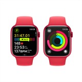 Apple Watch Series 9 GPS + Cellular 45mm (PRODUCT)RED Aluminium Case with (PRODUCT)RED Sport Band - M/L