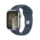 Apple Watch Series  9 (41mm) Stainless Steel Case with Sport Band