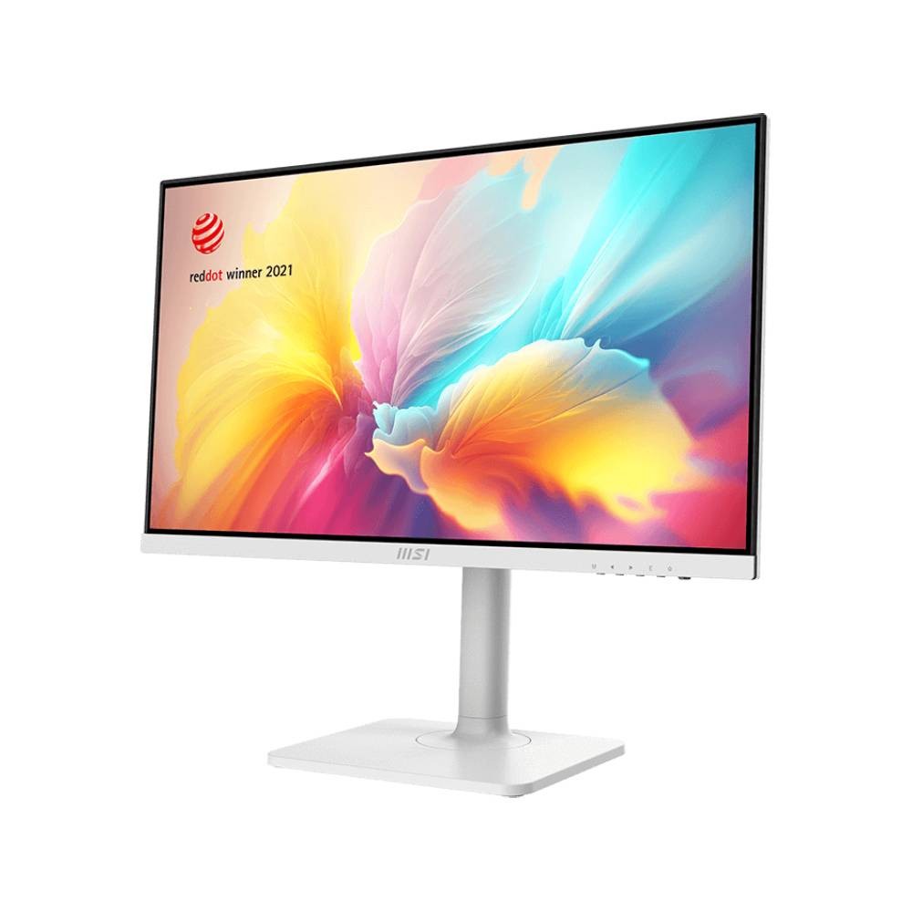 จอมอนิเตอร์ MSI Modern MD2412PW (IPS 100Hz Speaker USB-C White)
