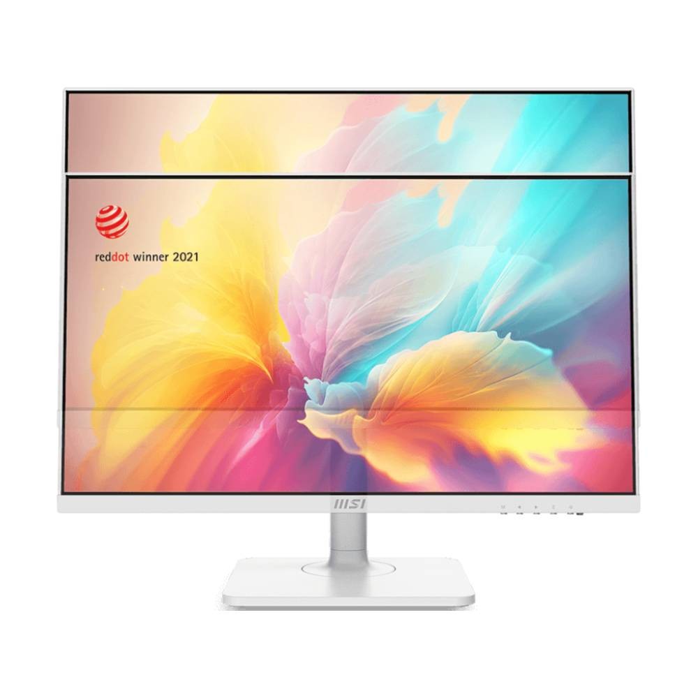 จอมอนิเตอร์ MSI Modern MD2412PW (IPS 100Hz Speaker USB-C White)