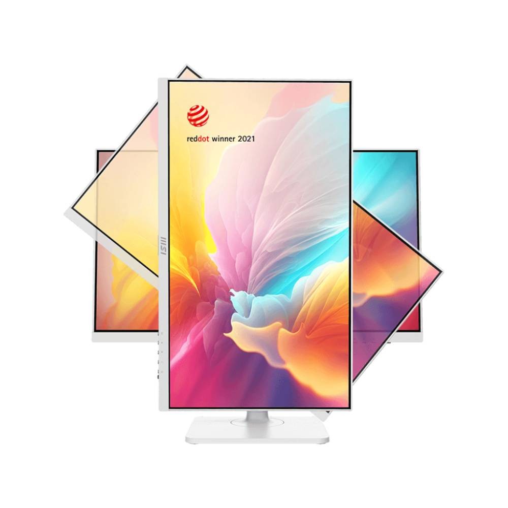 จอมอนิเตอร์ MSI Modern MD2412PW (IPS 100Hz Speaker USB-C White)