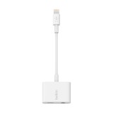 สายแปลง Belkin Adapter Lightning to 3.5mm Audio & Charge RockStar White
