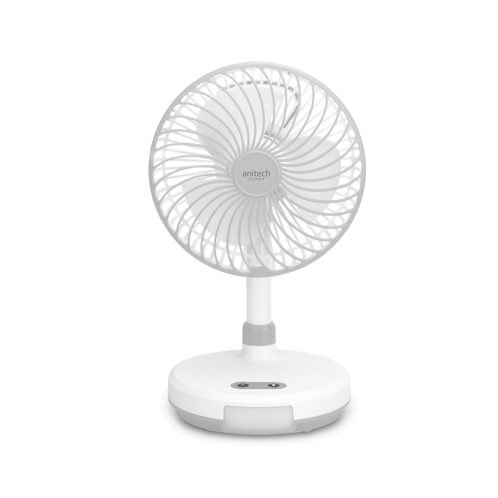 พัดลมชาร์จไฟ ANITECH รุ่น SMF-08 White
