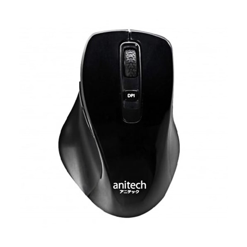 เมาส์ไร้สาย Anitech Wireless Mouse W219 Black
