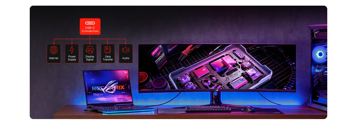 Asus Monitor Rog Strix Xg Wcr Va K Hz Oc Usb C Curved