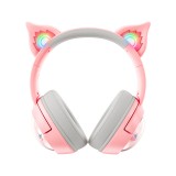 หูฟังเกมมิ่ง Onikuma Gaming Headset Mew B5 RGB Cat Ear Bluetooth 5.0 Pink