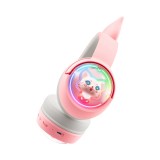 หูฟังเกมมิ่ง Onikuma Gaming Headset Mew B5 RGB Cat Ear Bluetooth 5.0 Pink