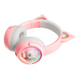 หูฟังเกมมิ่ง Onikuma Gaming Headset Mew B5 RGB Cat Ear Bluetooth 5.0 Pink