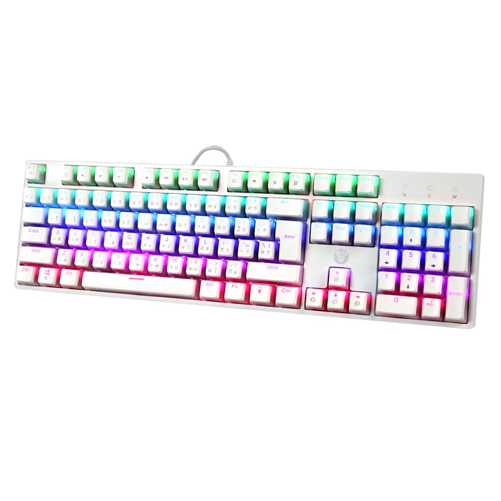 คีย์บอร์ดเกมมิ่ง Fantech MK887S Mechanical Swap White (Blue Switch)