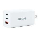 อะแดปเตอร์ Philips Wall Charger 1 USB-A / 2 USB-C White