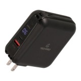 พาวเวอร์แบงค์ TECHPRO 15,000 mAh Built-in Cable BC19 Black