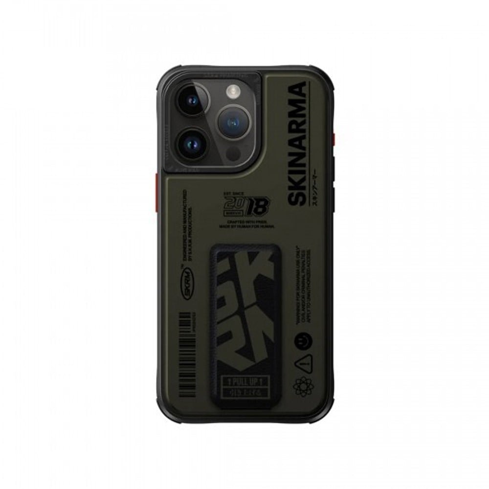 เคส Skinarma iPhone 15 Pro SPUNK Pewter Green