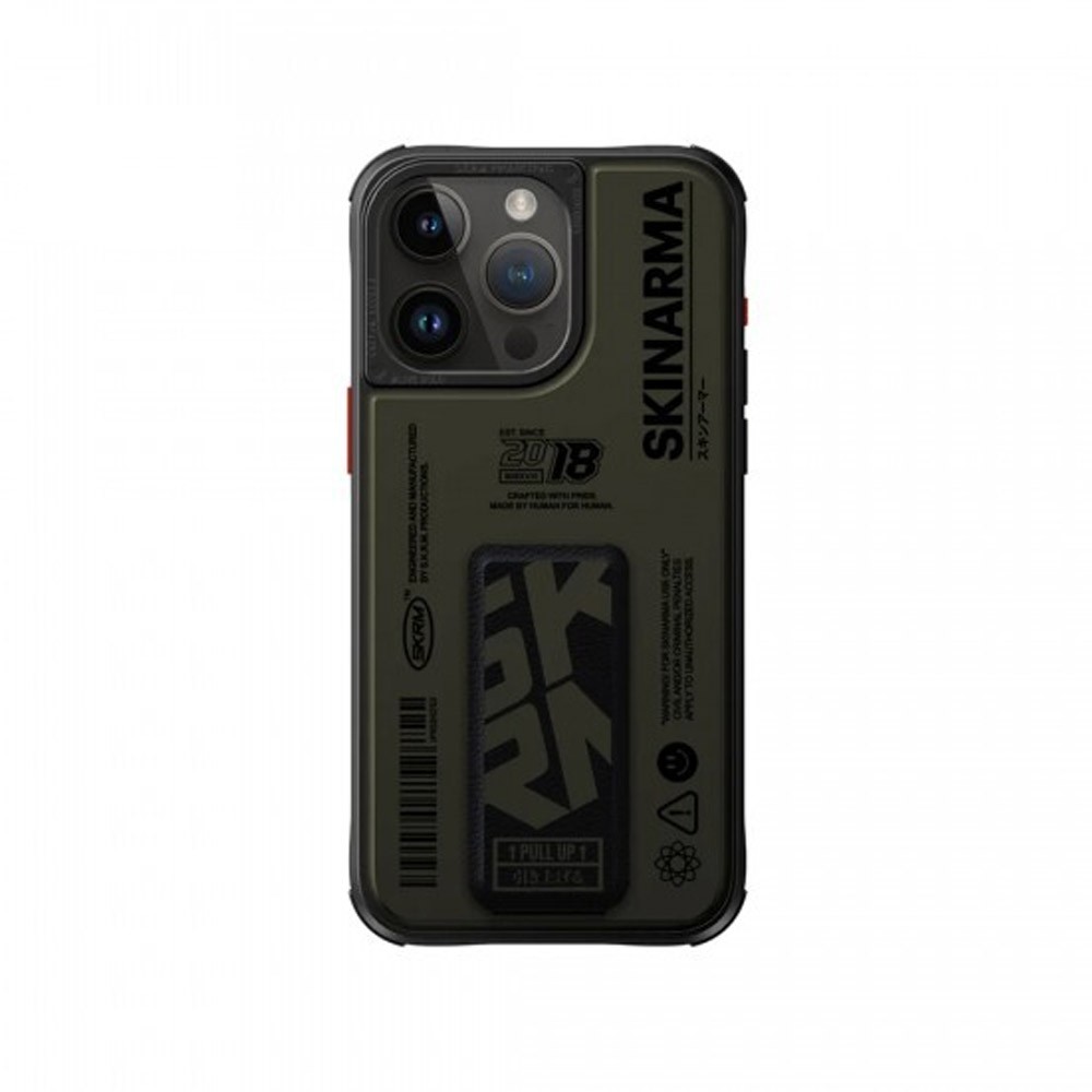 เคส Skinarma iPhone 15 Pro SPUNK Pewter Green