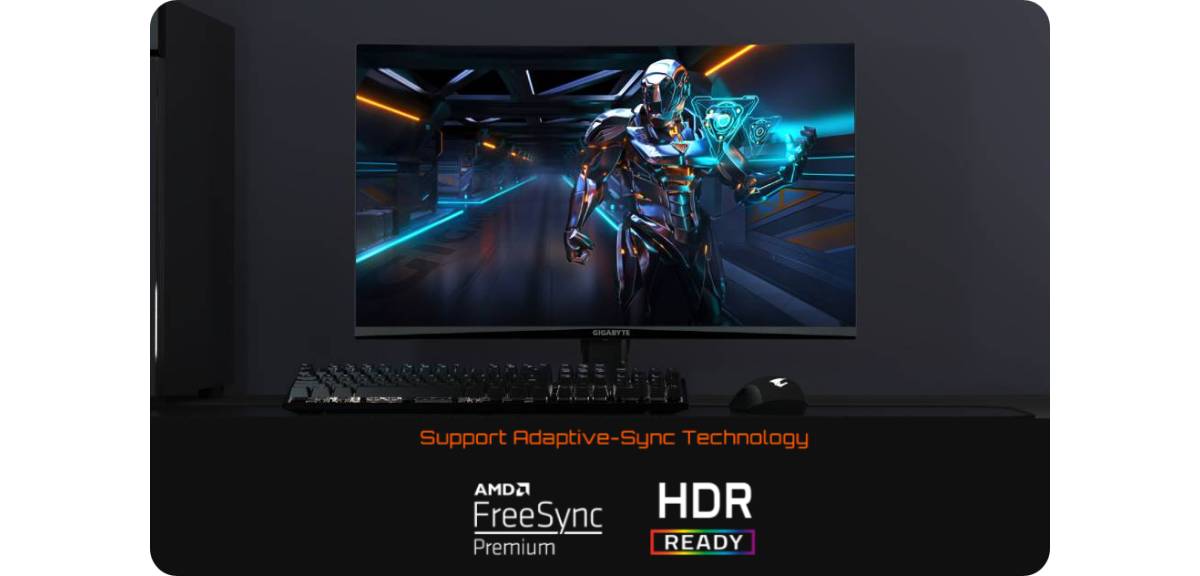 Gigabyte GS27FC 27 180 Hz Curved Gaming Monitor