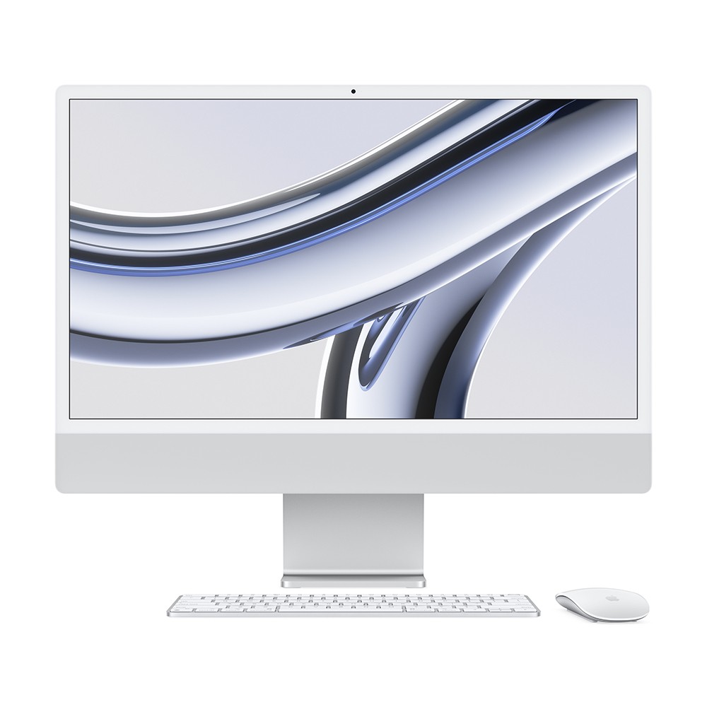 Apple iMac 24" with Retina 4.5K display/M3 chip/8C CPU/10C GPU/8GB/512GB Silver (2023)