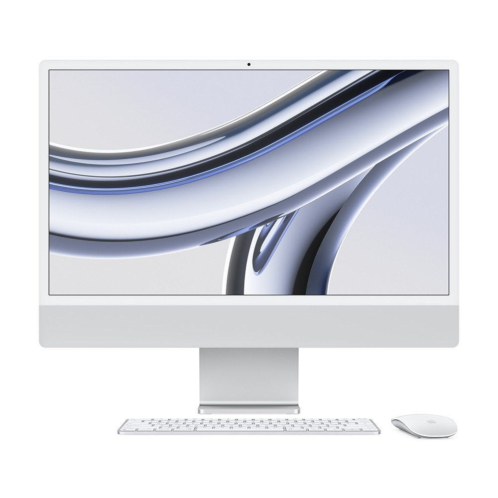 Apple iMac 24" with Retina 4.5K display/M3 chip/8C CPU/10C GPU/8GB/256GB Silver (2023)
