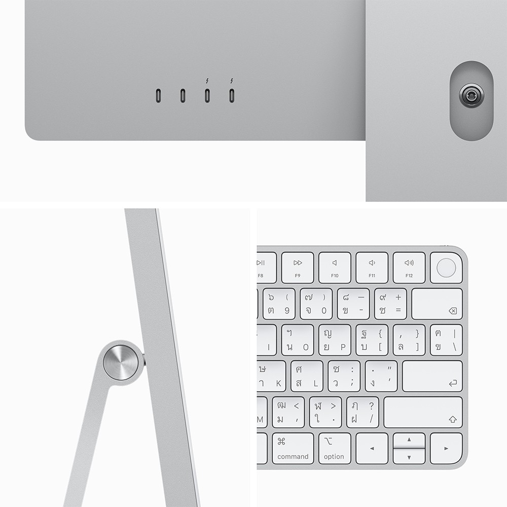 Apple iMac 24" with Retina 4.5K display/M3 chip/8C CPU/10C GPU/8GB/256GB Silver (2023)