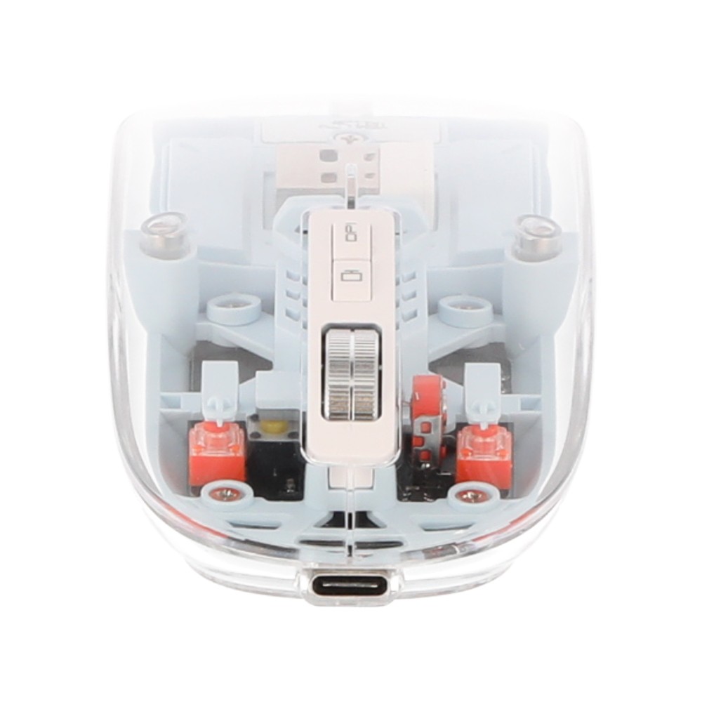 เมาส์ไร้สาย TECHPRO Crystal Magnetic Wireless mouse TP105 Blue