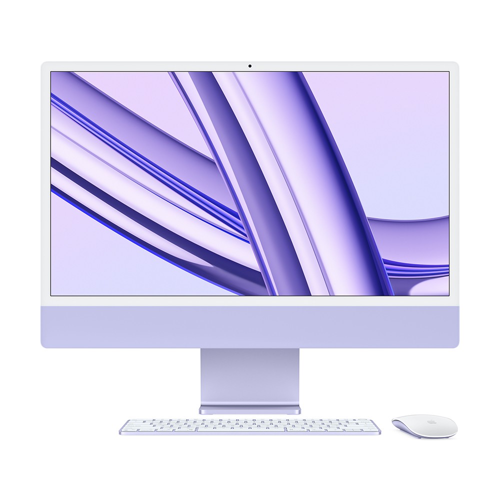 Apple iMac 24" with Retina 4.5K display/M3 chip/8C CPU/10C GPU/8GB/512GB Purple (2023)