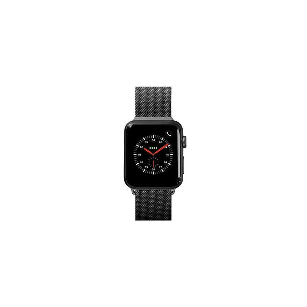 LAUT สาย Apple Watch Strap Series 6,7,8,9,10,Ultra (42/44/45/46/49 mm) Steel Loop Black