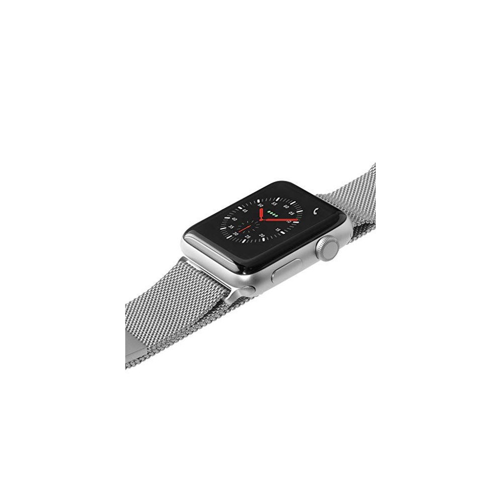 LAUT สาย Apple Series 6,7,8,9,10,11Ultra (44/45/49 mm) Steel Loop Silver