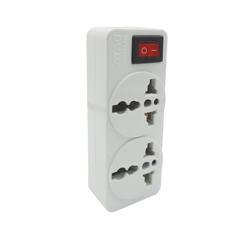 ปลั๊กไฟ Data Universal Adapter 2 Way 1 Switch DP2