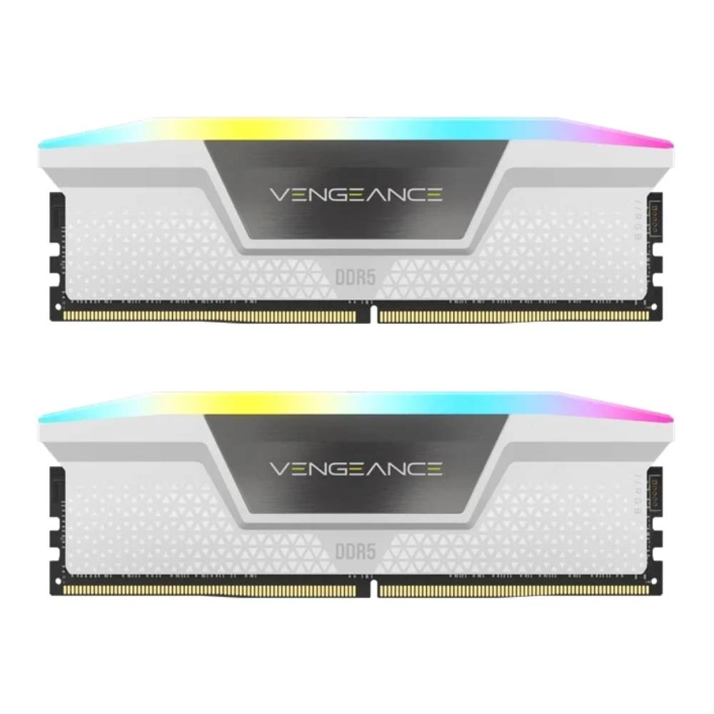แรมพีซี Corsair DDR5 32GB/5600MHz.CL40 (2x16GB) Vengeance RGB White