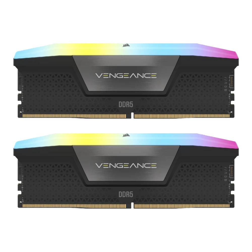 แรมพีซี Corsair DDR5 32GB/6000MHz.CL36 (2x16GB) Vengeance RGB Black