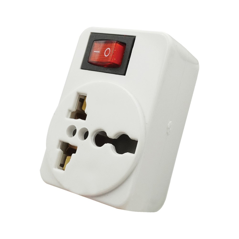 ปลั๊กไฟ Data Universal Adapter 1 Way 1 Switch DP4