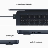 Apple MacBook Air 13 : M2 chip 8C CPU/10C GPU/8GB/512GB - Midnight 2022 (Eng-Keyboard)