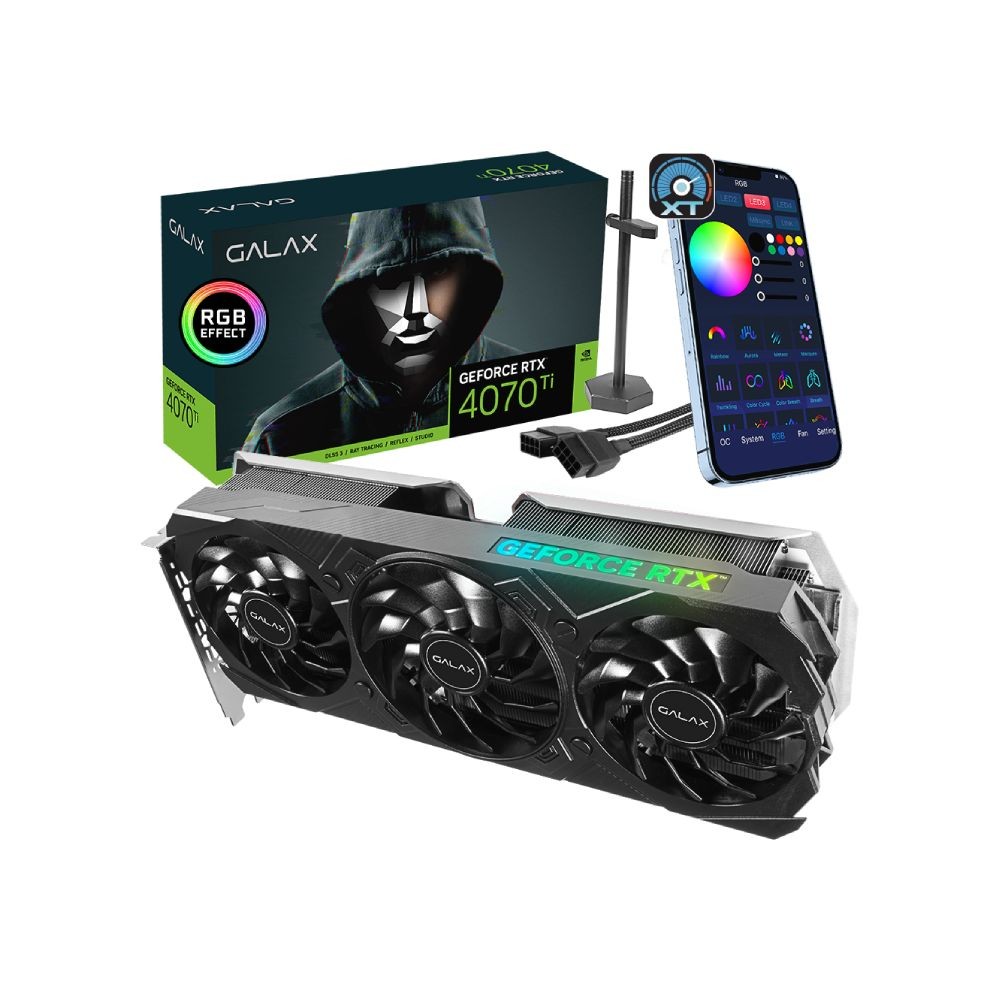 การ์ดจอ GALAX RTX 4070 TI EX GAMER 12GB GDDR6X 192-bit