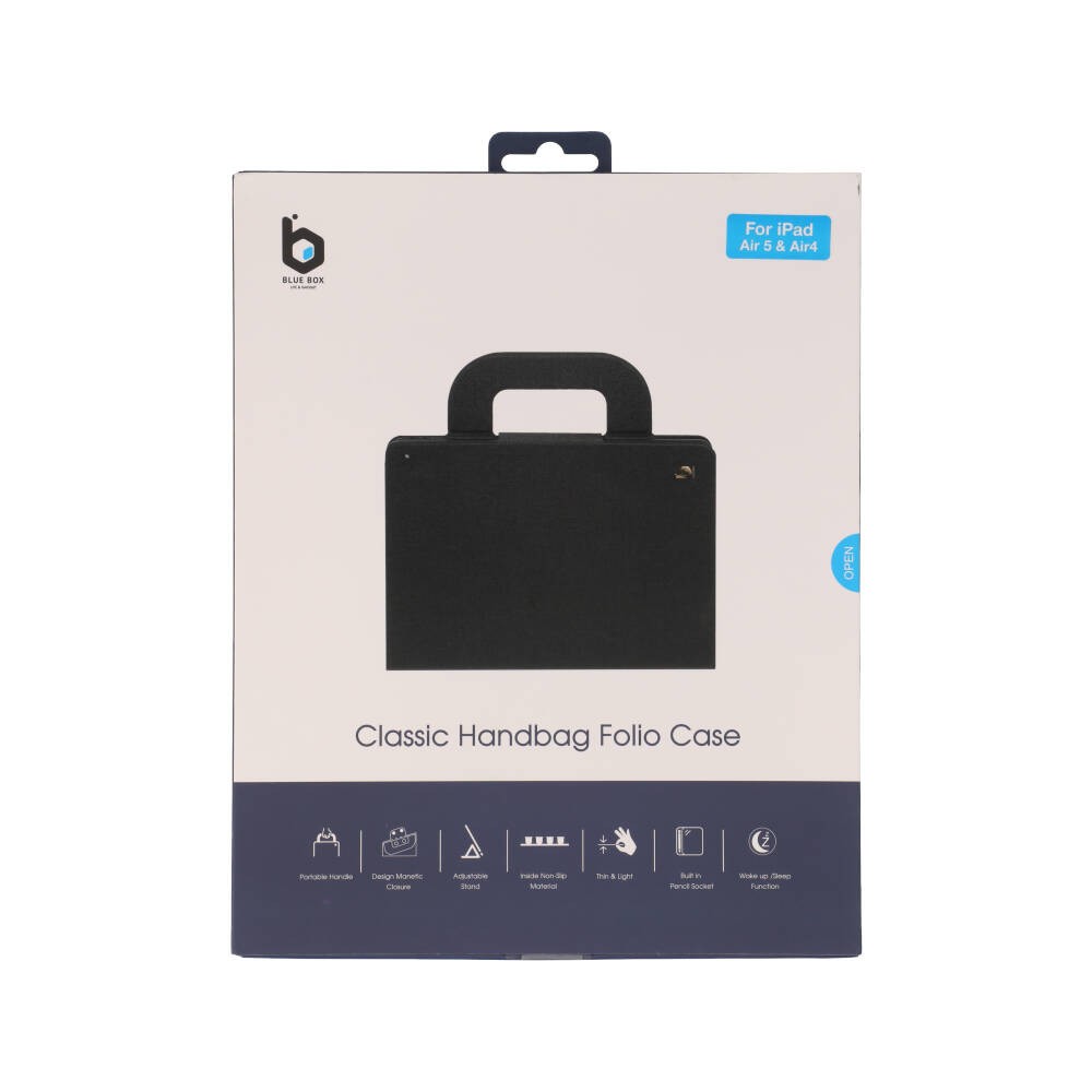 เคส Blue Box iPad Air 5 (2022) / iPad Air 4 (2020) Handbag Folio Black