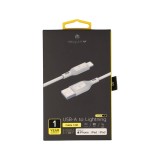 สายชาร์จ TITANV USB-A to Lightning Cable 2.4A Fast Charge 1.2M MFI Basic White (TI-C01)