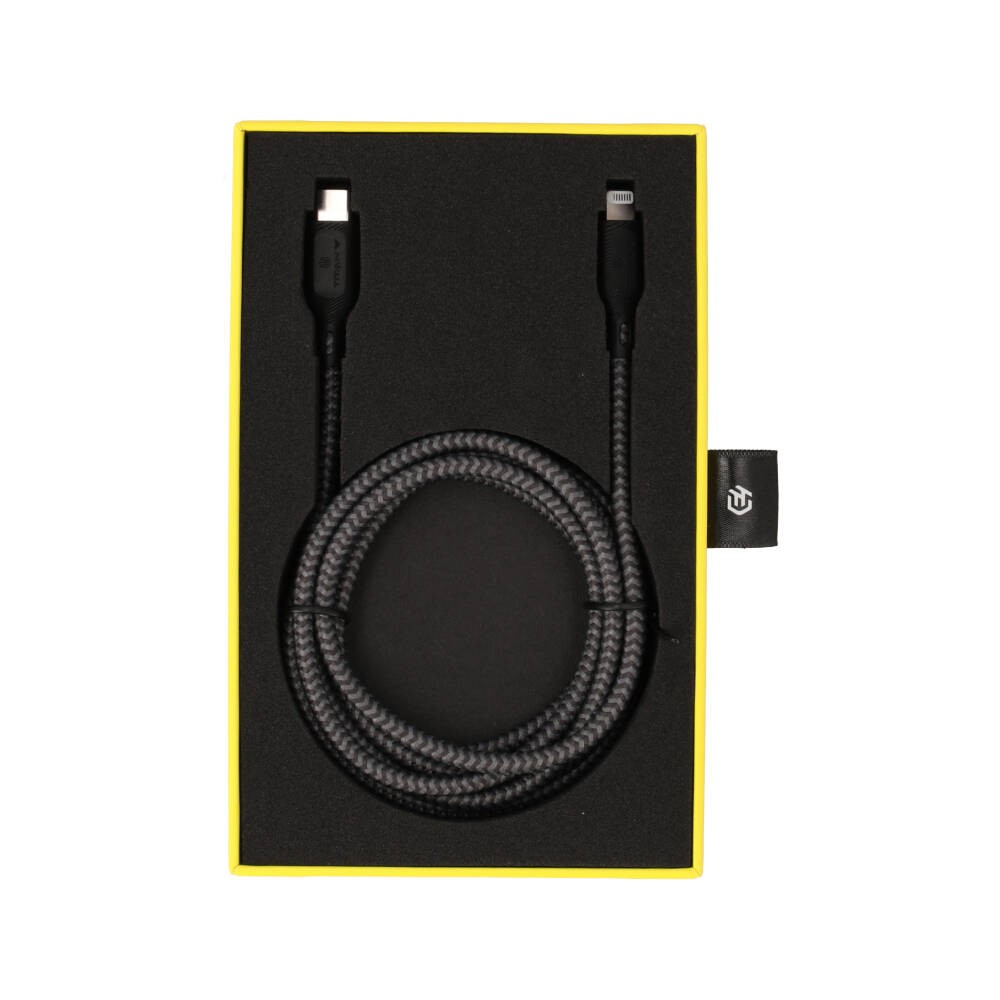 สายชาร์จ TITANV USB-C to Lightning Cable Nylon 3A/60W Super Fast Charge (MFI) 1.5M Balck (TI-C06)
