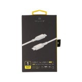 สายชาร์จ TITANV USB-C to USB-C Cable Basic 60W 1.5M White (TI-C03)