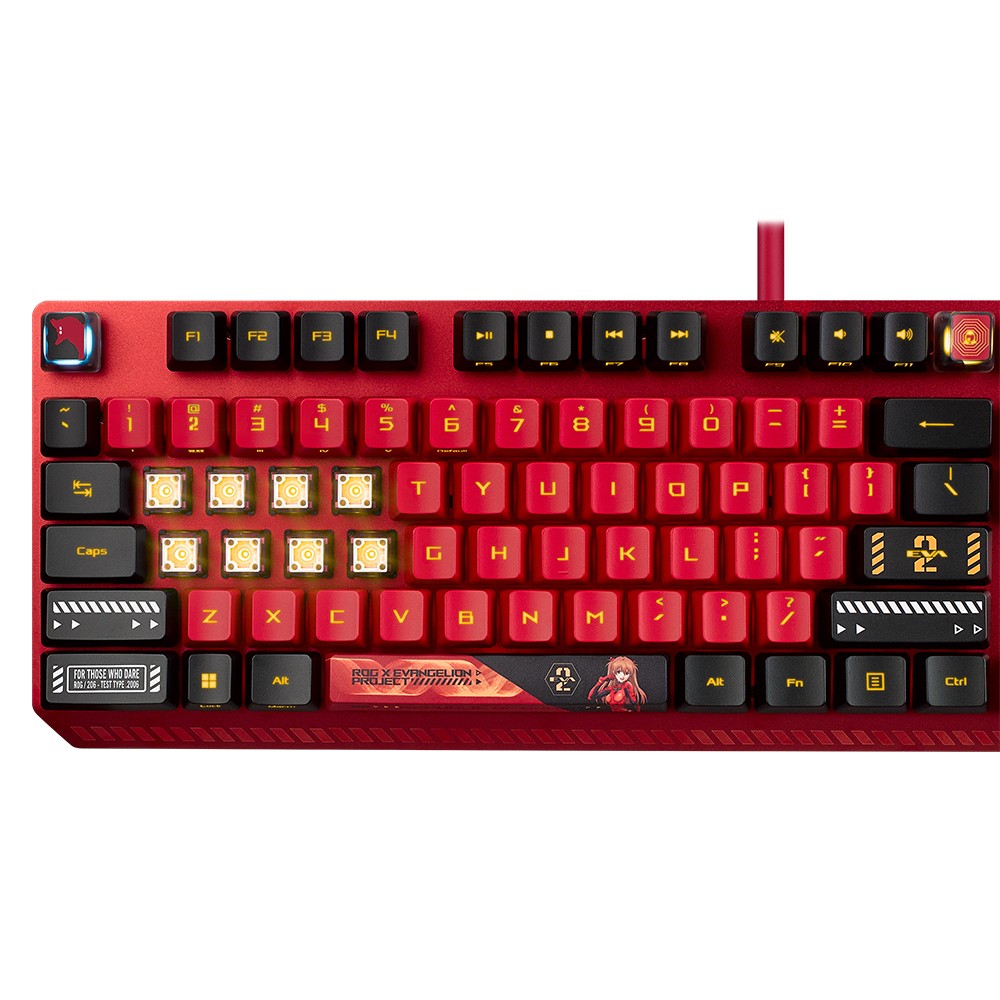 Eva R X คีย์บอร์ดเกมมิ่ง Asus Rog Strix Scope RX EVA-02 Edition XA13 Mechanical ...