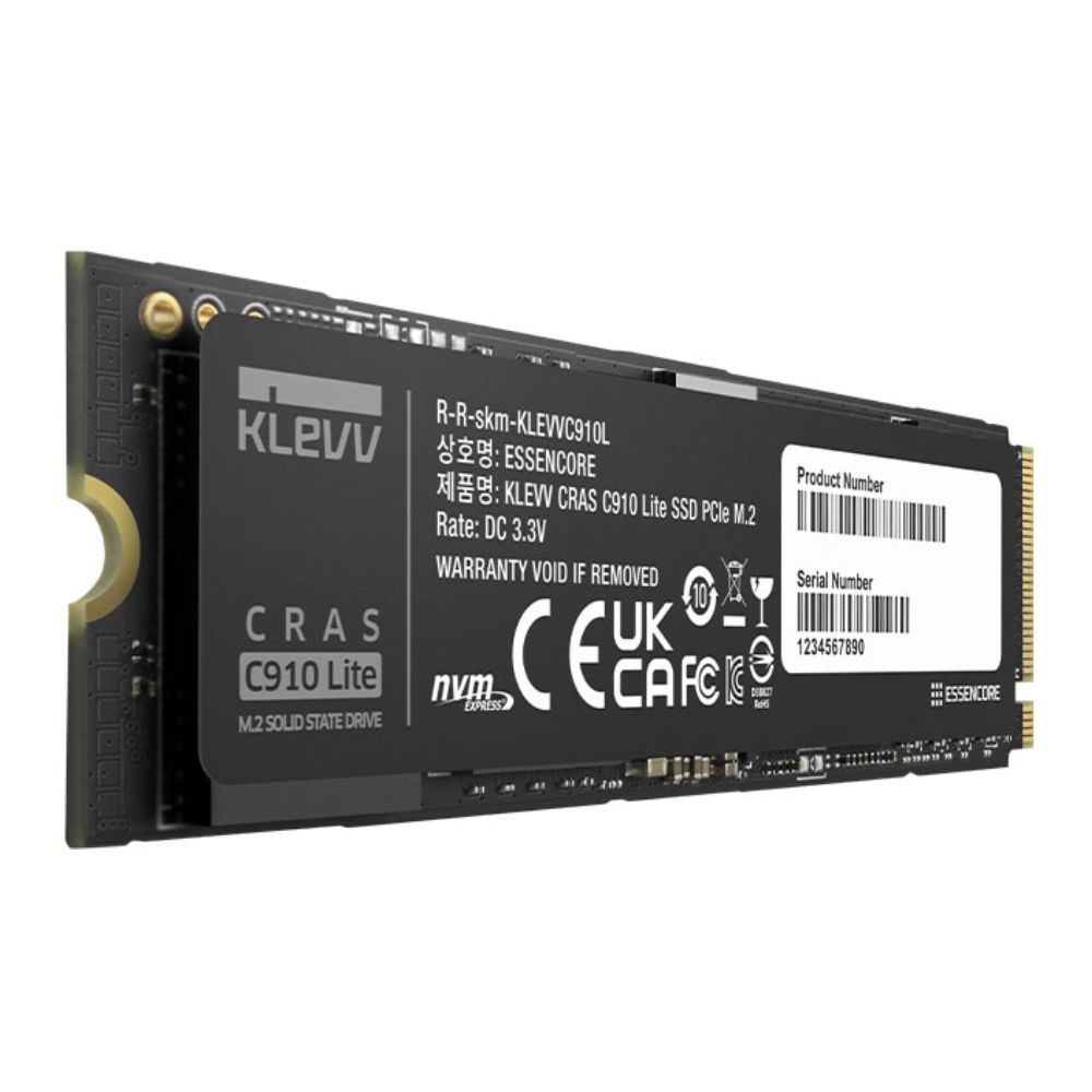 Klevv Ssd การ์ดเอสเอสดี KLEVV 500GB CRAS C910 Lite SSD M.2